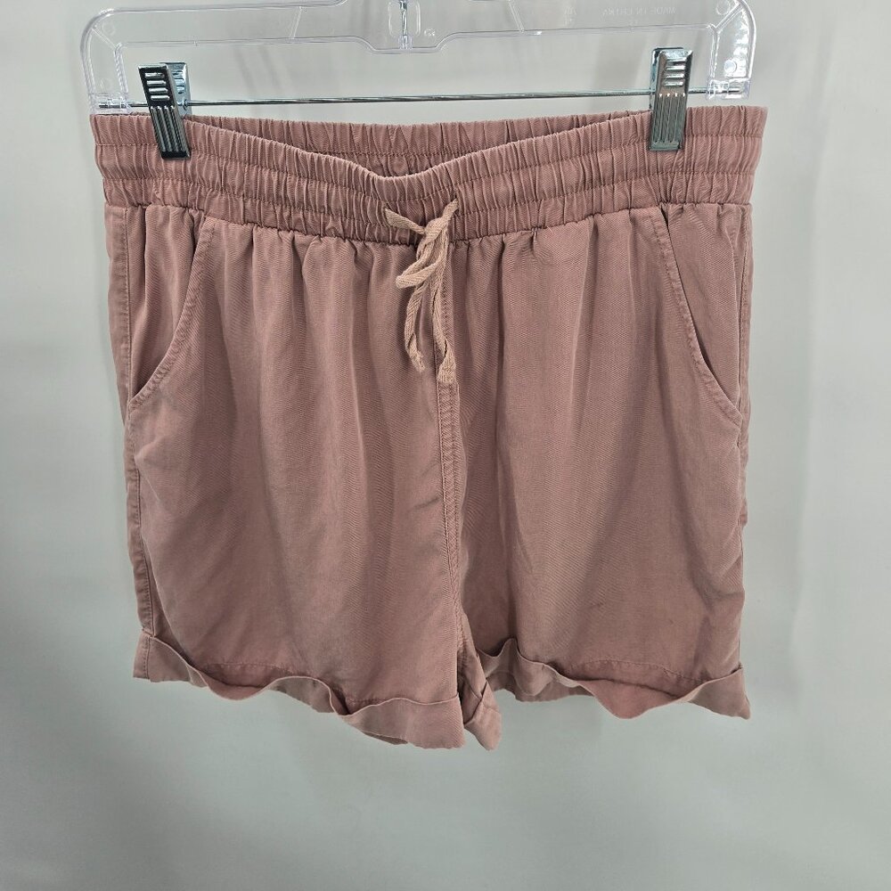 Universal Threads Pink Lyocell Pull On  Drawstring Shorts Size Small